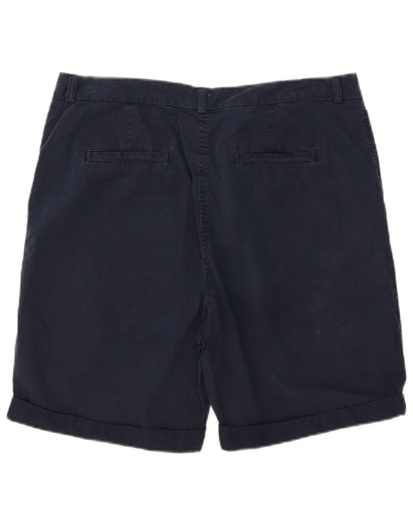 Marks & Spencer Herren Chinoshorts UK 16 Large W34 Marineblaue Baumwolle