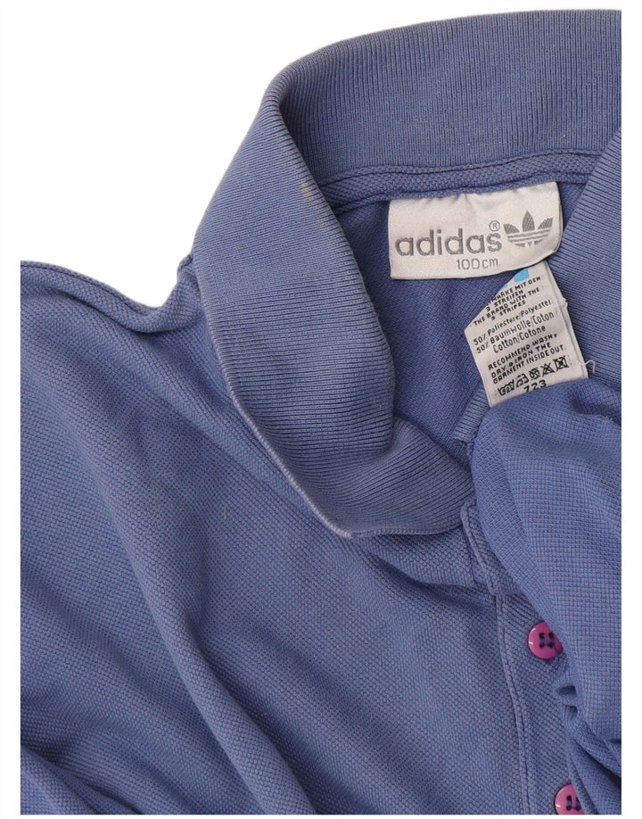 Adidas Herren Poloshirt Große blaue Baumwolle