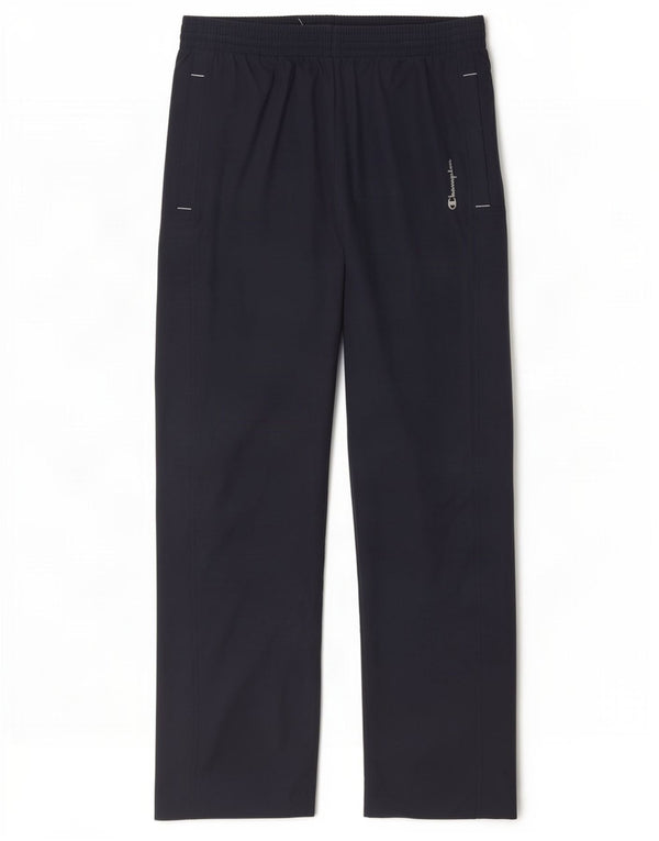Champion Mens Tracksuit Trousers Medium Navy Blue Polyester