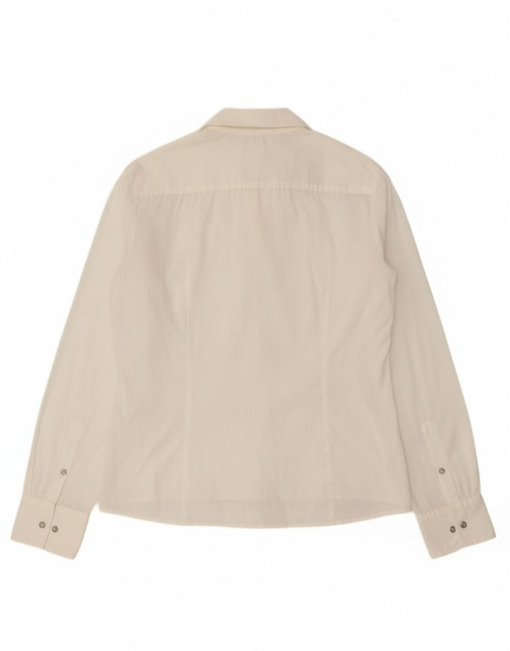 Murphy & Nye Damen-Hemdbluse, UK 16, Größe L, weiße Baumwolle