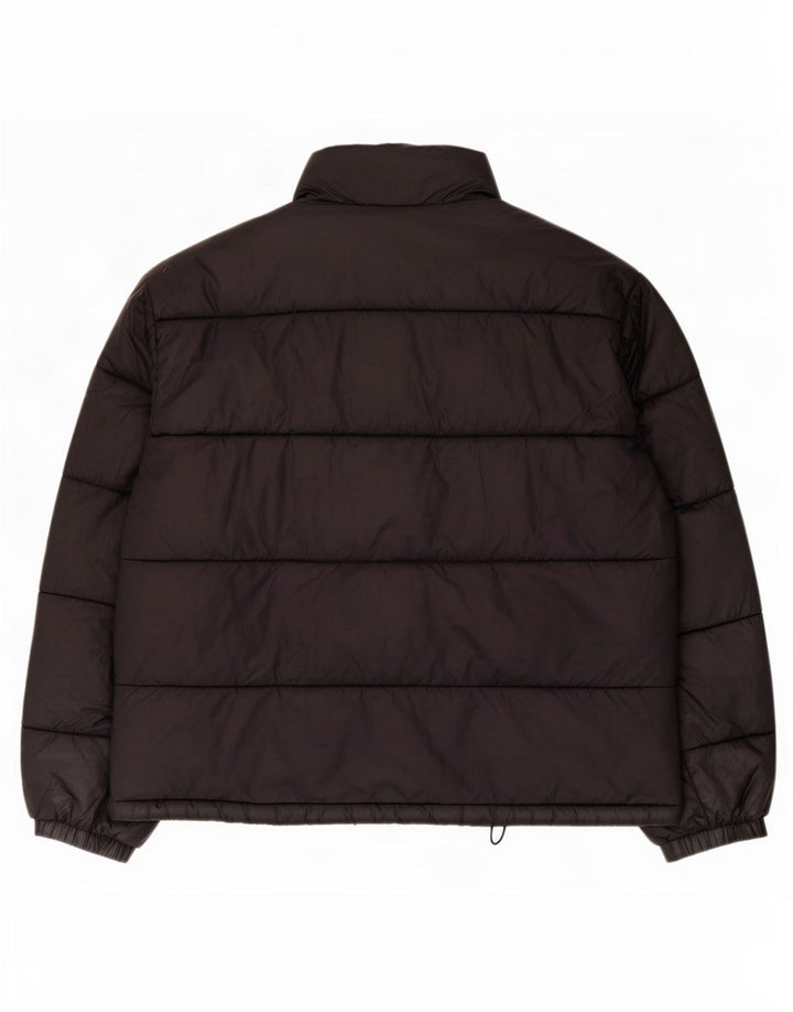 Levi's Herren Wattierte Jacke UK 38 Medium Schwarz Polyamid
