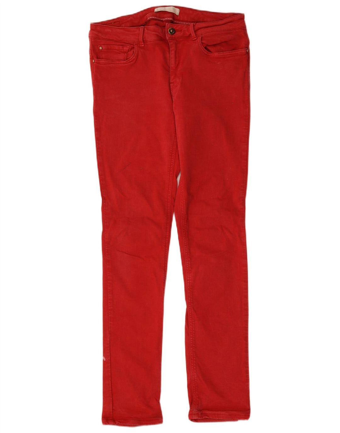 Zara Damen Skinny Jeans EU 40 Medium W30 L30 Rot