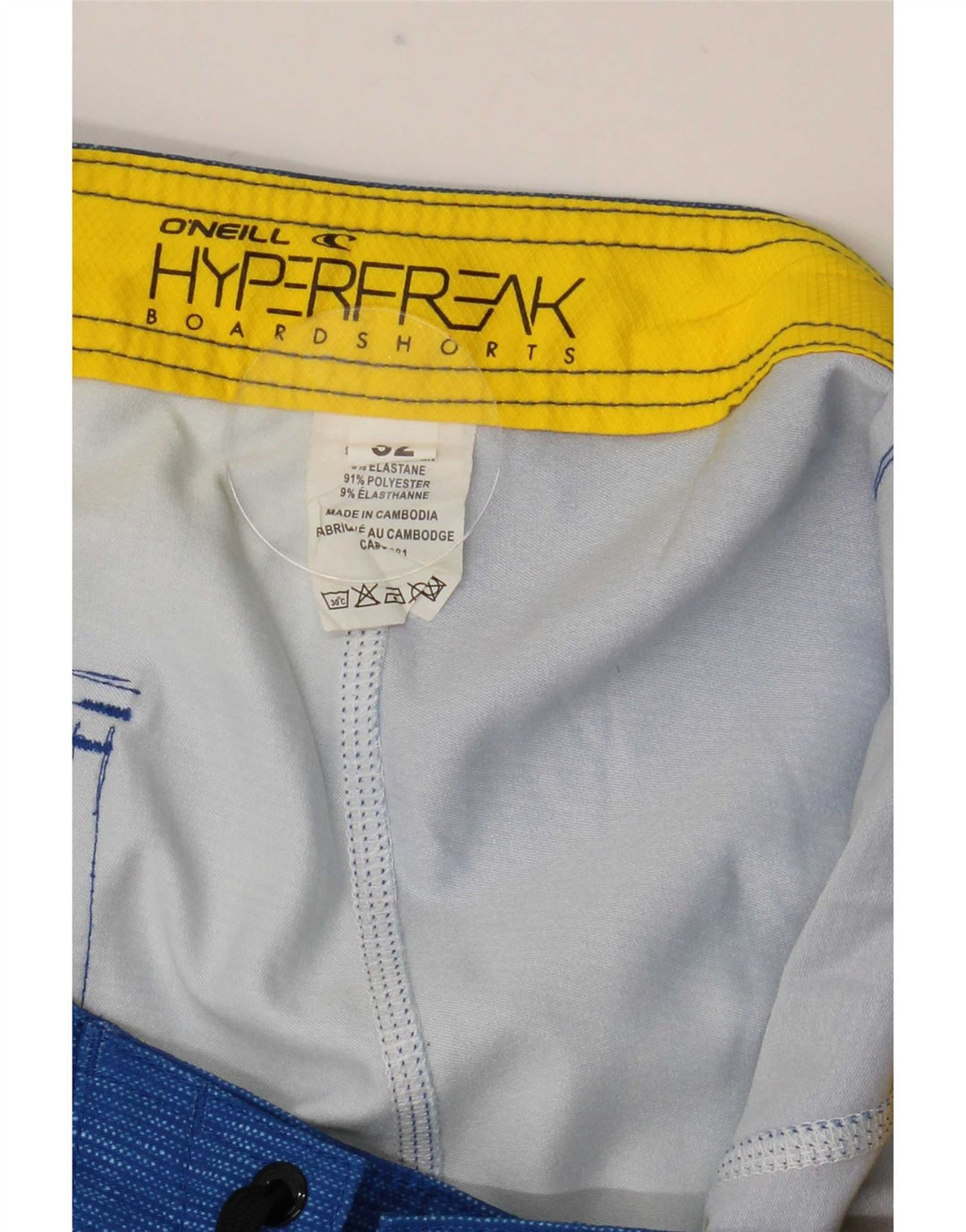 O'Neill Herren-Badeshorts aus mittelblauem Colourblock-Polyester