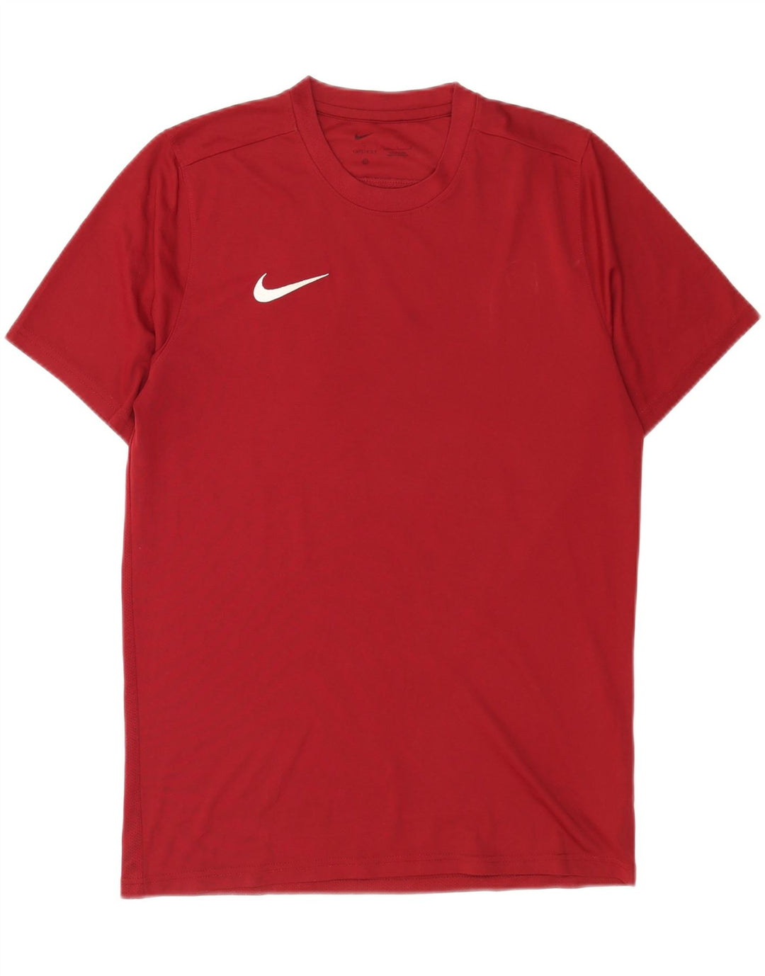 Nike Herren Dri Fit T-Shirt Top Large Burgund Polyester
