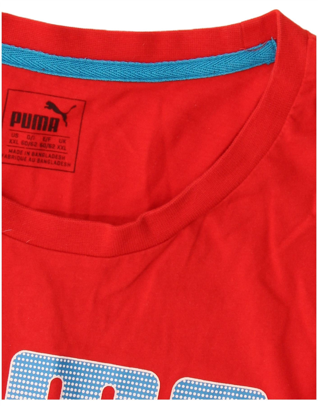 Puma Herren Grafik T-Shirt Top 2XL Rot
