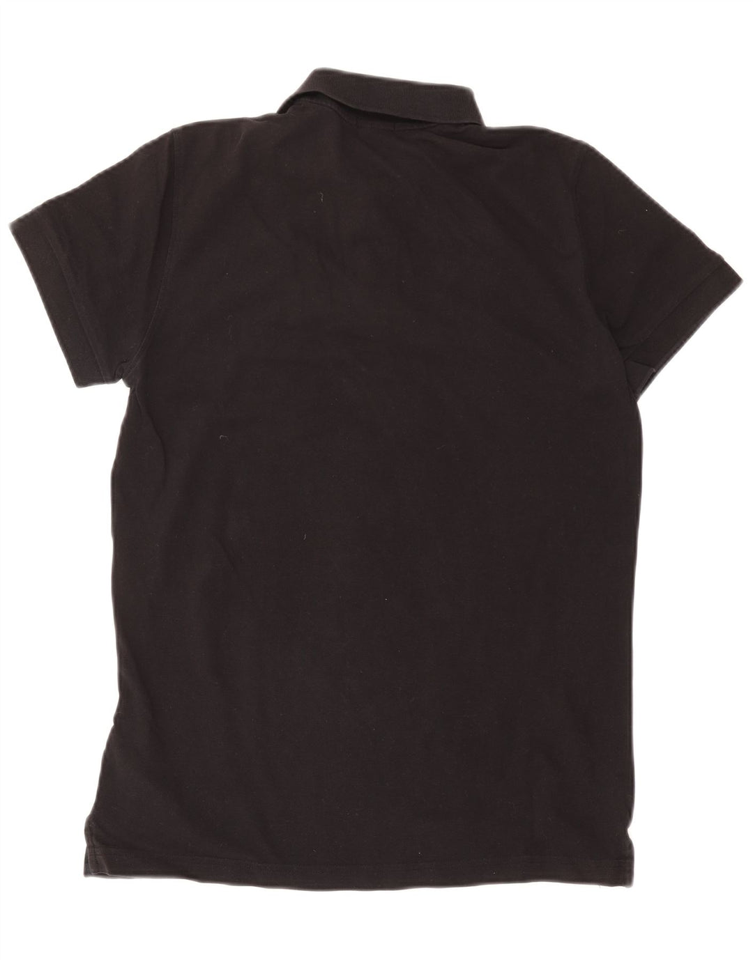 HUGO BOSS Herren-Poloshirt mit normaler Passform, mittelschwarze Baumwolle