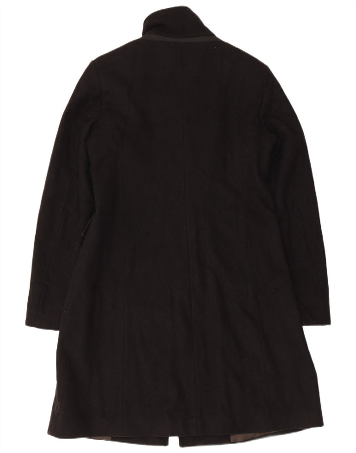Geox Damen Respira Overcoat UK 10 Small Schwarze Wolle