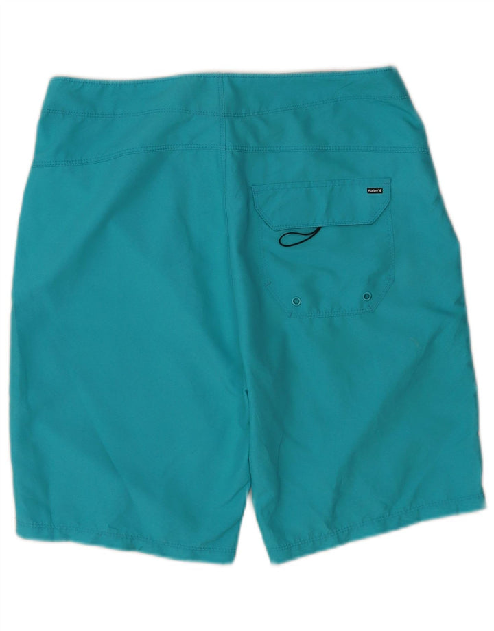 Hurley Herren-Badeshorts aus mittelblauem Polyester