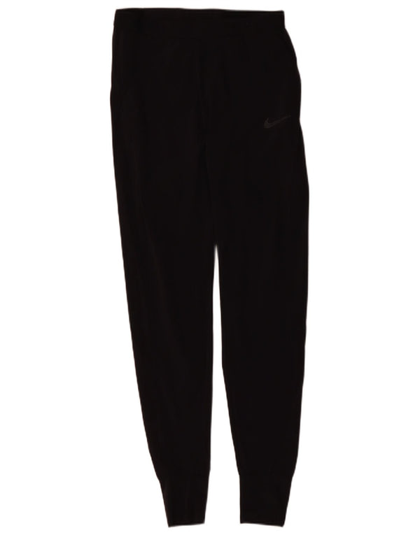 NIKE Damen Dri Fit Trainingshose UK 6 XS Schwarz Polyester
