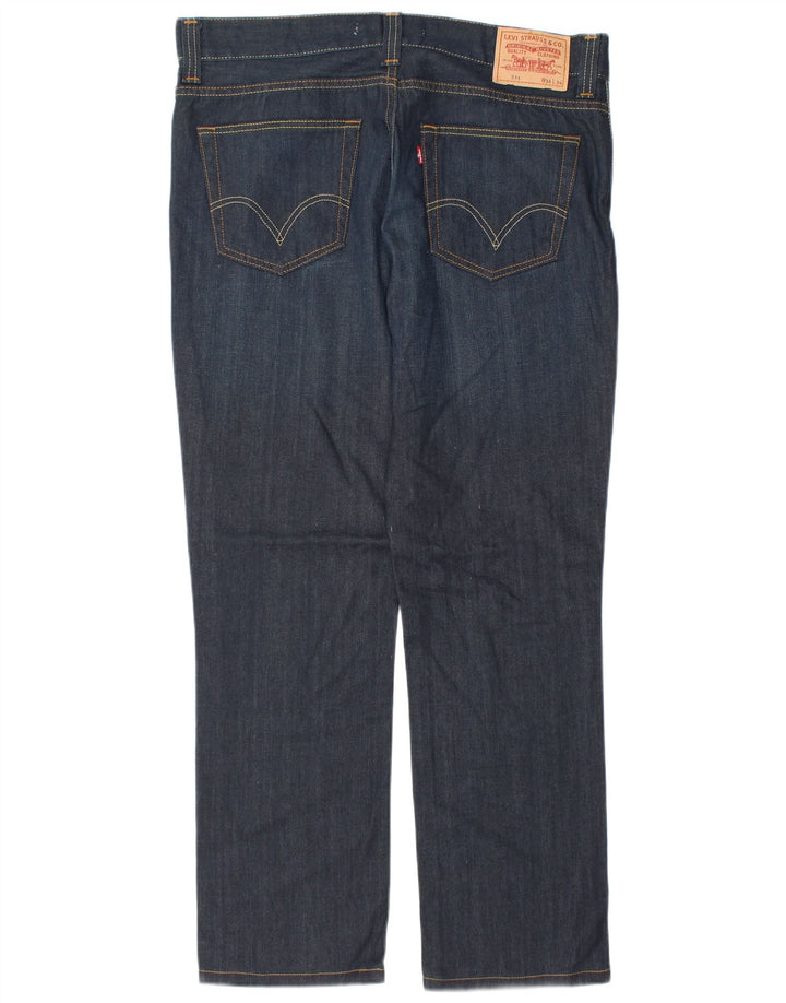Levi's Herren 511 Slim Jeans W38 L31 Marineblaue Baumwolle