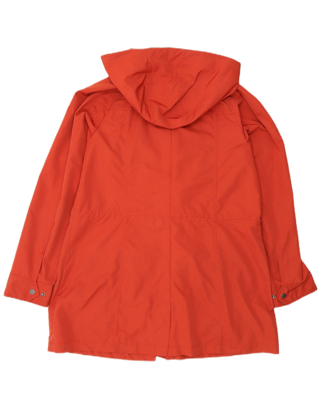 ORVIS Damen-Regenmantel mit Kapuze, UK 16, Größe L, Orange, Polyester