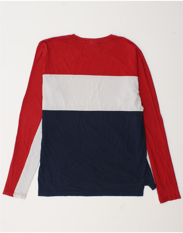 Fila Herren Tennis Graphic Top Langarm IT 46 Small Mehrfarbig