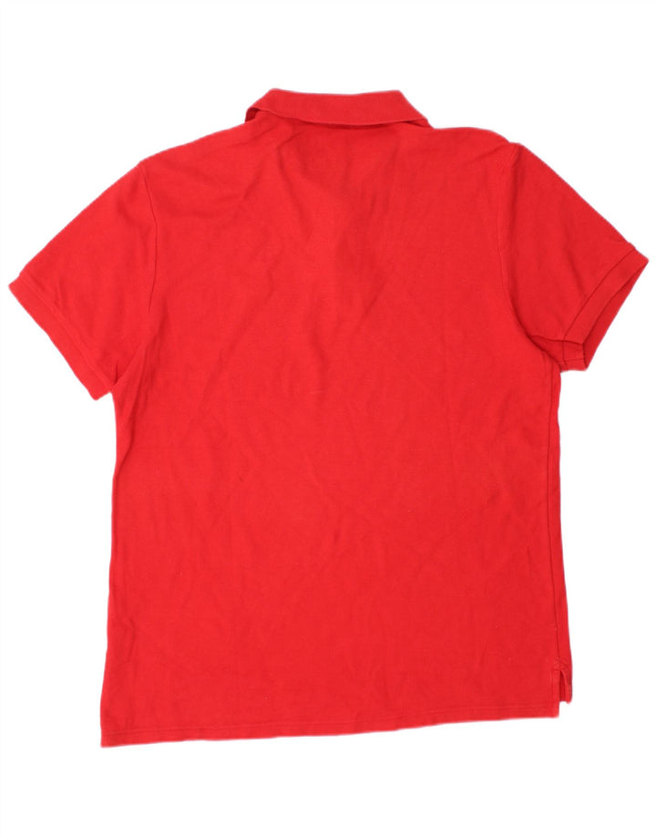 NIKE Herren-Poloshirt aus mittelroter Baumwolle