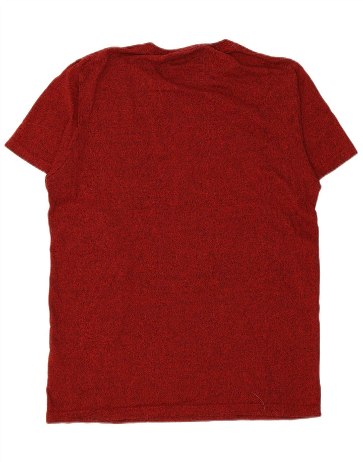 SUPERDRY Herren-T-Shirt mit Grafik, Größe L, aus roter Baumwolle