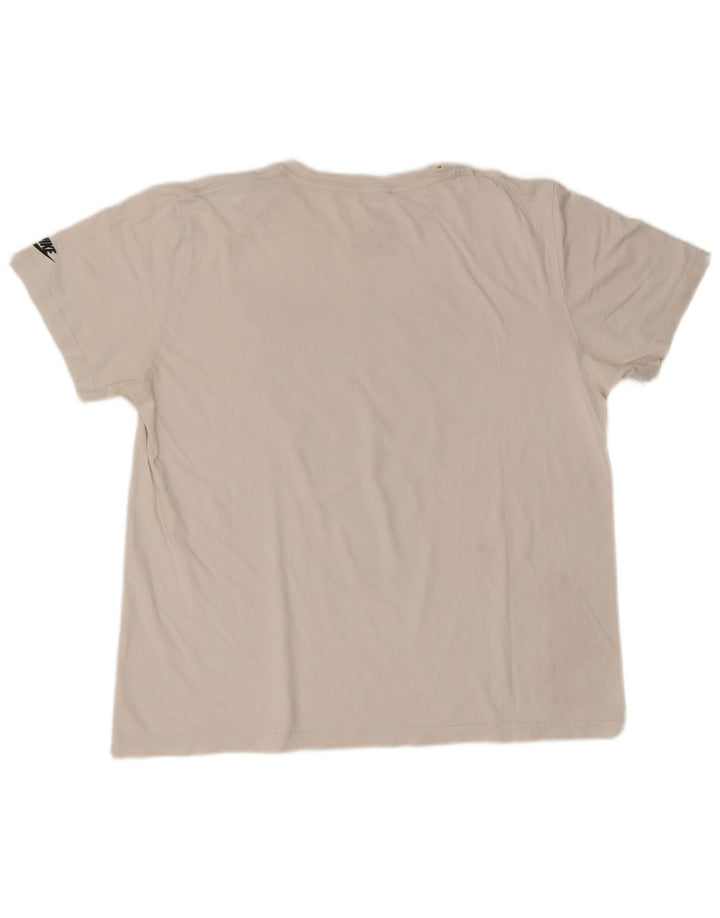 Nike Herren Slim Fit Graphic T-Shirt Top 2XL Weiß
