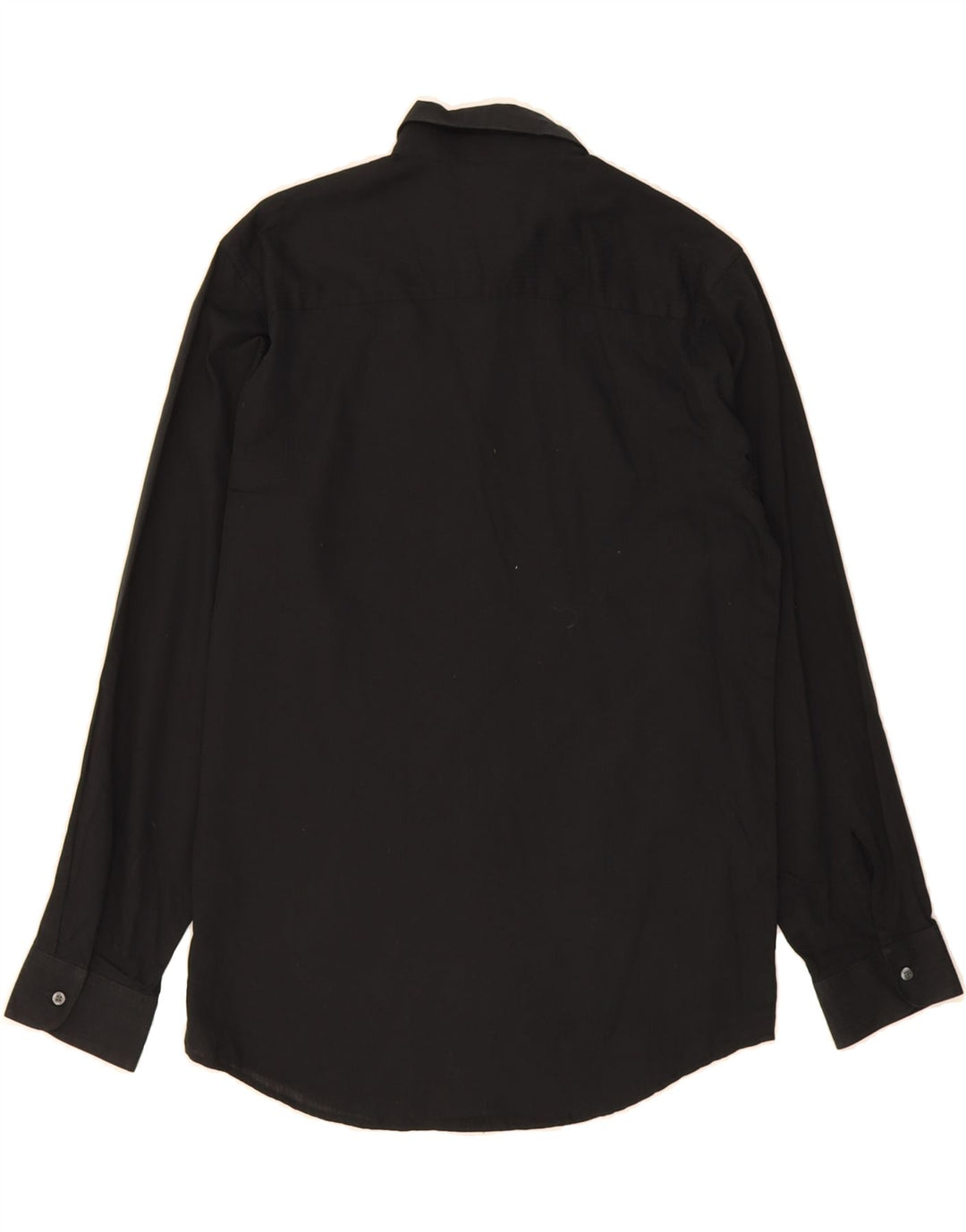 CHAPS Boys Shirt 15-16 Years XL Black Cotton Vintage Chaps and Second-Hand Chaps from Messina Hembry 