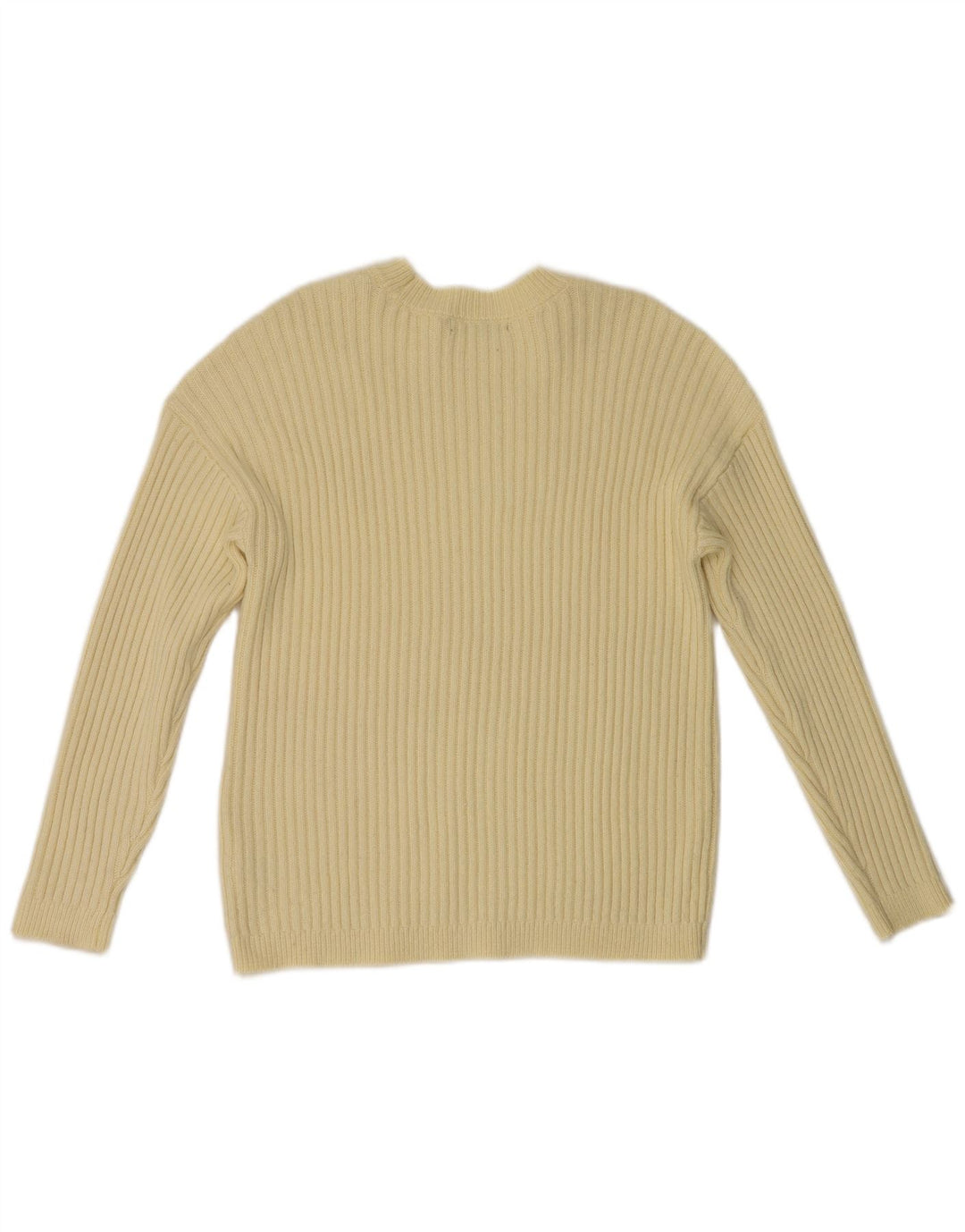 Marks & Spencer Damen-Pullover mit Rundhalsausschnitt, Gr. 14, Mittelgelb