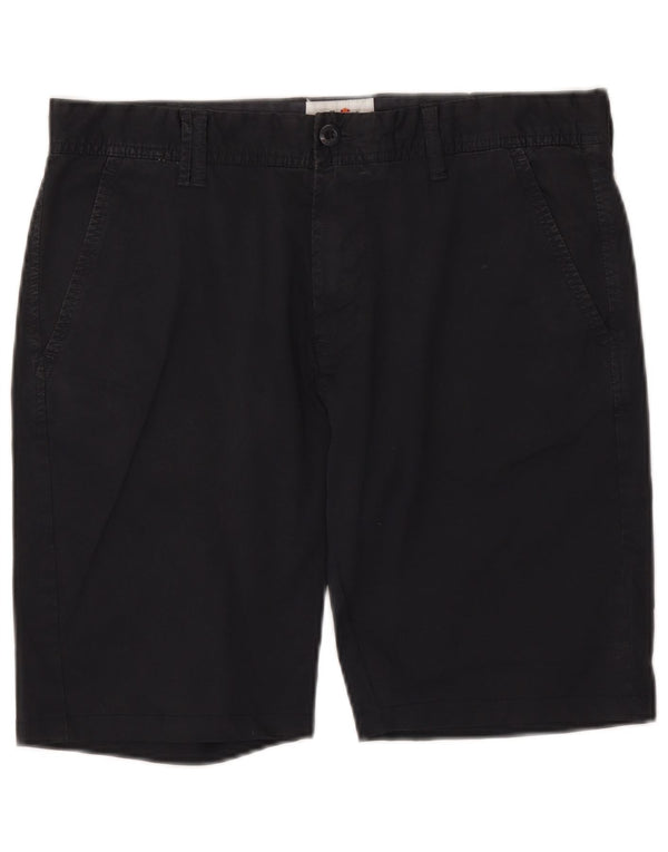 Ellesse Herren-Chinoshorts IT 50 Large W34 Marineblaue Baumwolle