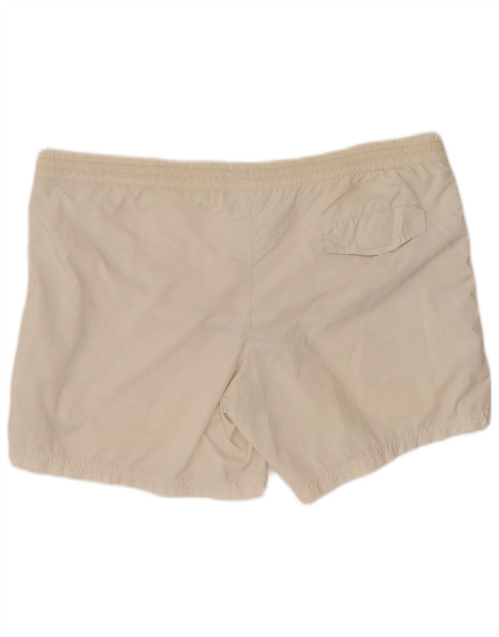 Emporio Armani Herren Badeshorts IT 48 Medium Weiß Polyamid