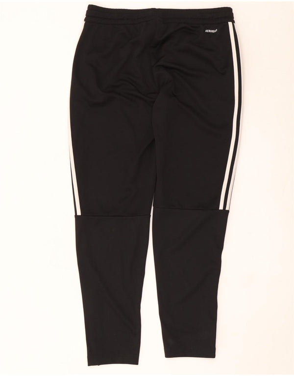 Adidas Damen Aeroready Trainingshose UK 16/18 Large Schwarz Polyester