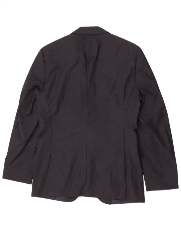 Hugo Boss Herren-Blazer mit 2 Knöpfen, Gr. 46, Größe S, Marineblau, Viskose