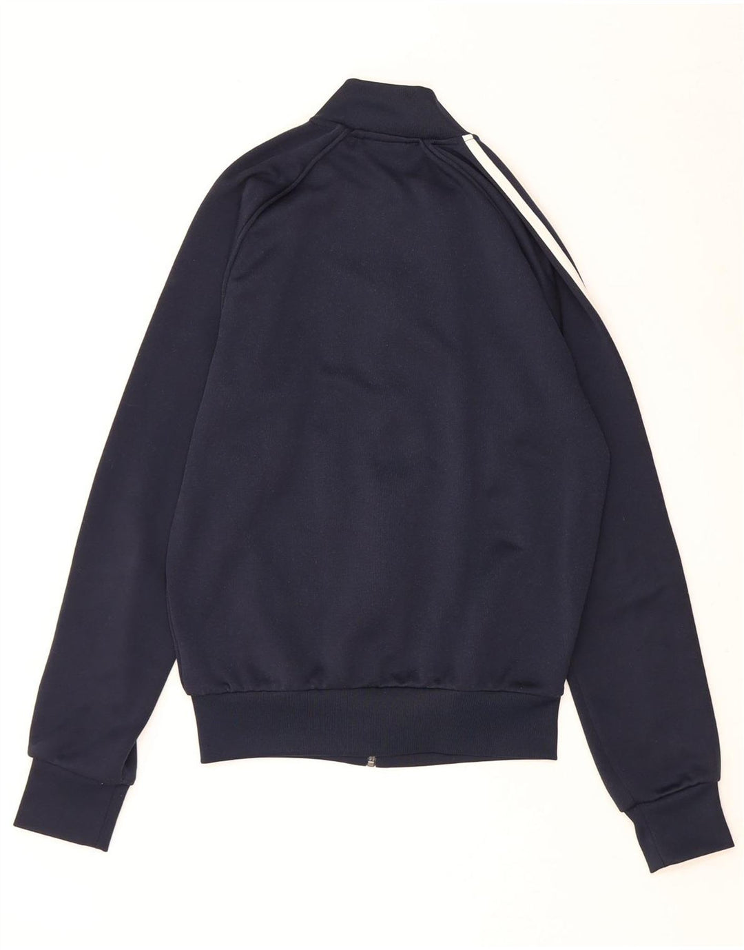 ADIDAS Mens Tracksuit Top Jacket Small Navy Blue Polyester