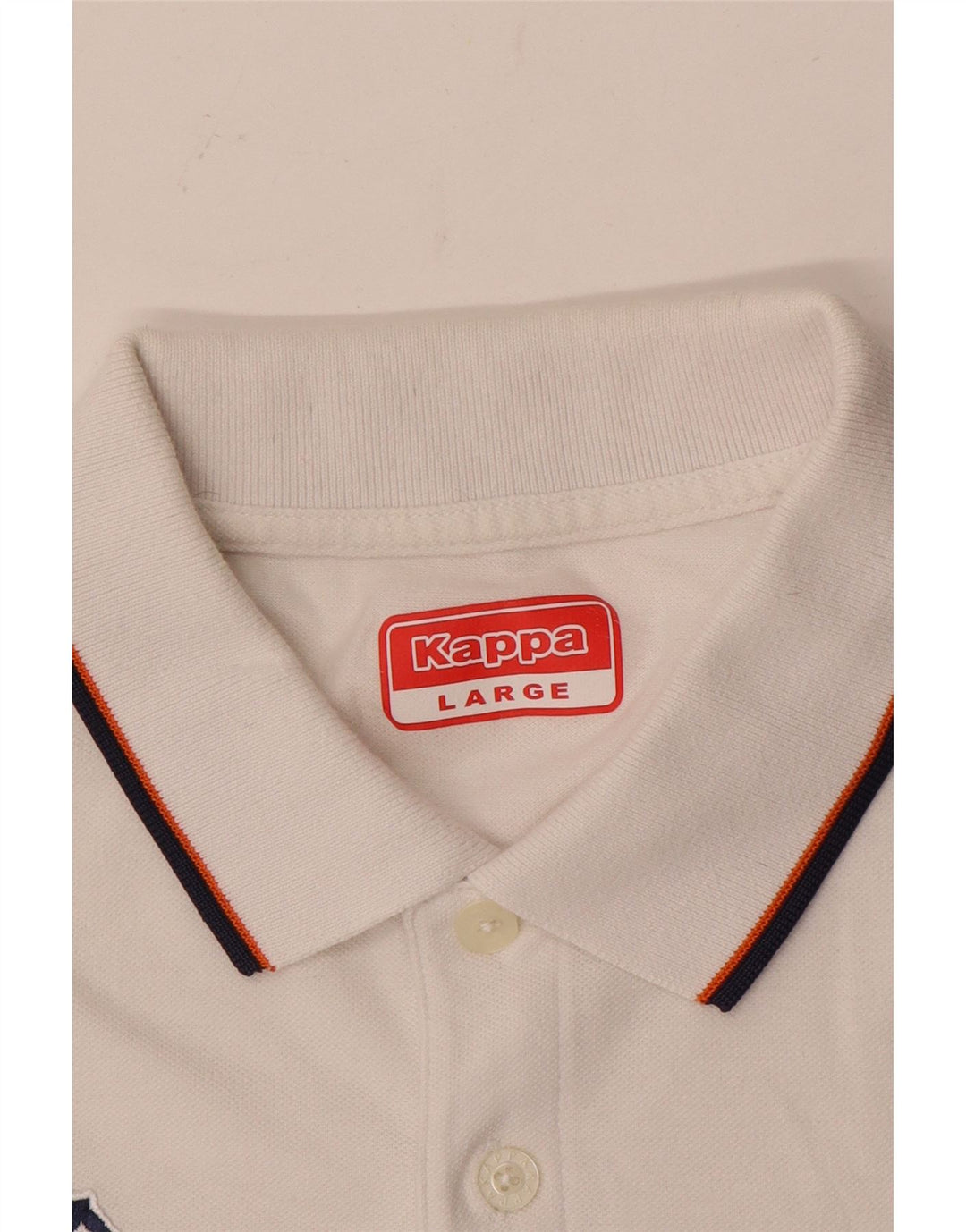 Kappa Herren Poloshirt Large Weiß