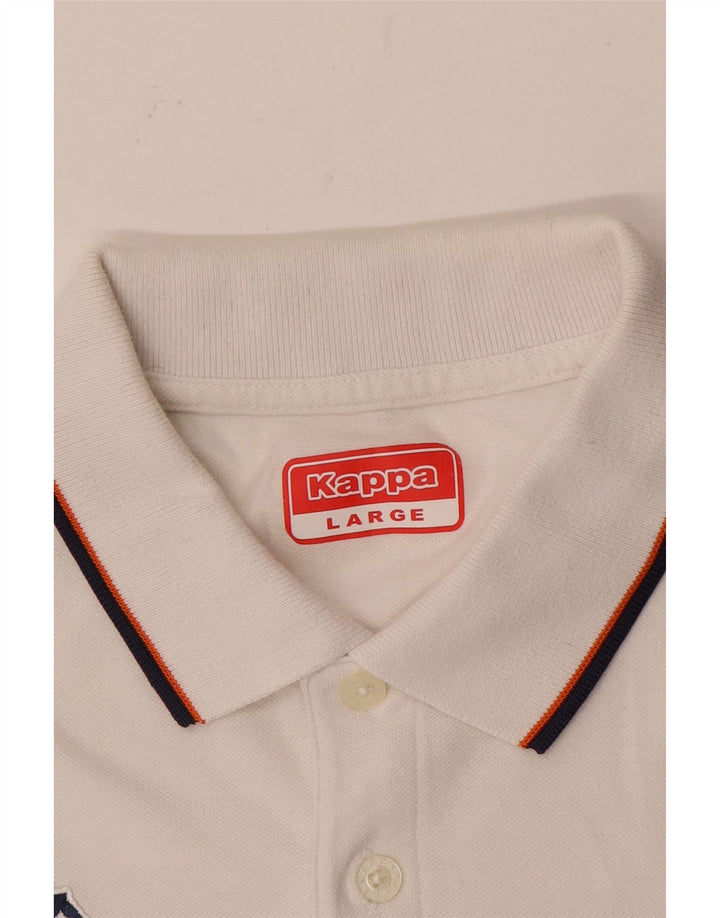 Kappa Herren Poloshirt Large Weiß