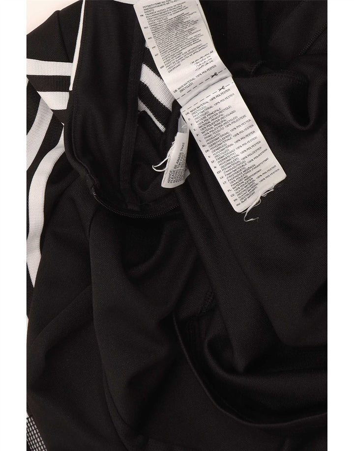 Adidas Jungen Aeroready Zip Neck Pullover Trainingsanzug Top 13-14 Jahre Schwarz