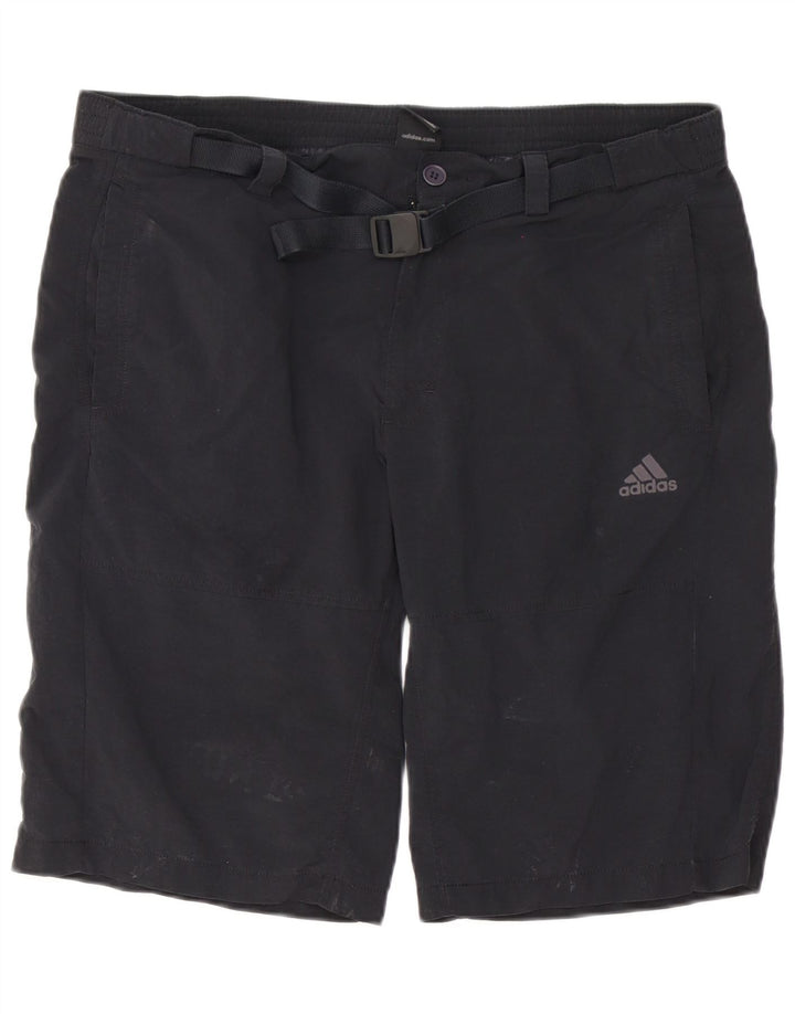 Adidas Herren Climalite Chino Shorts W38 XL Schwarz Polyester