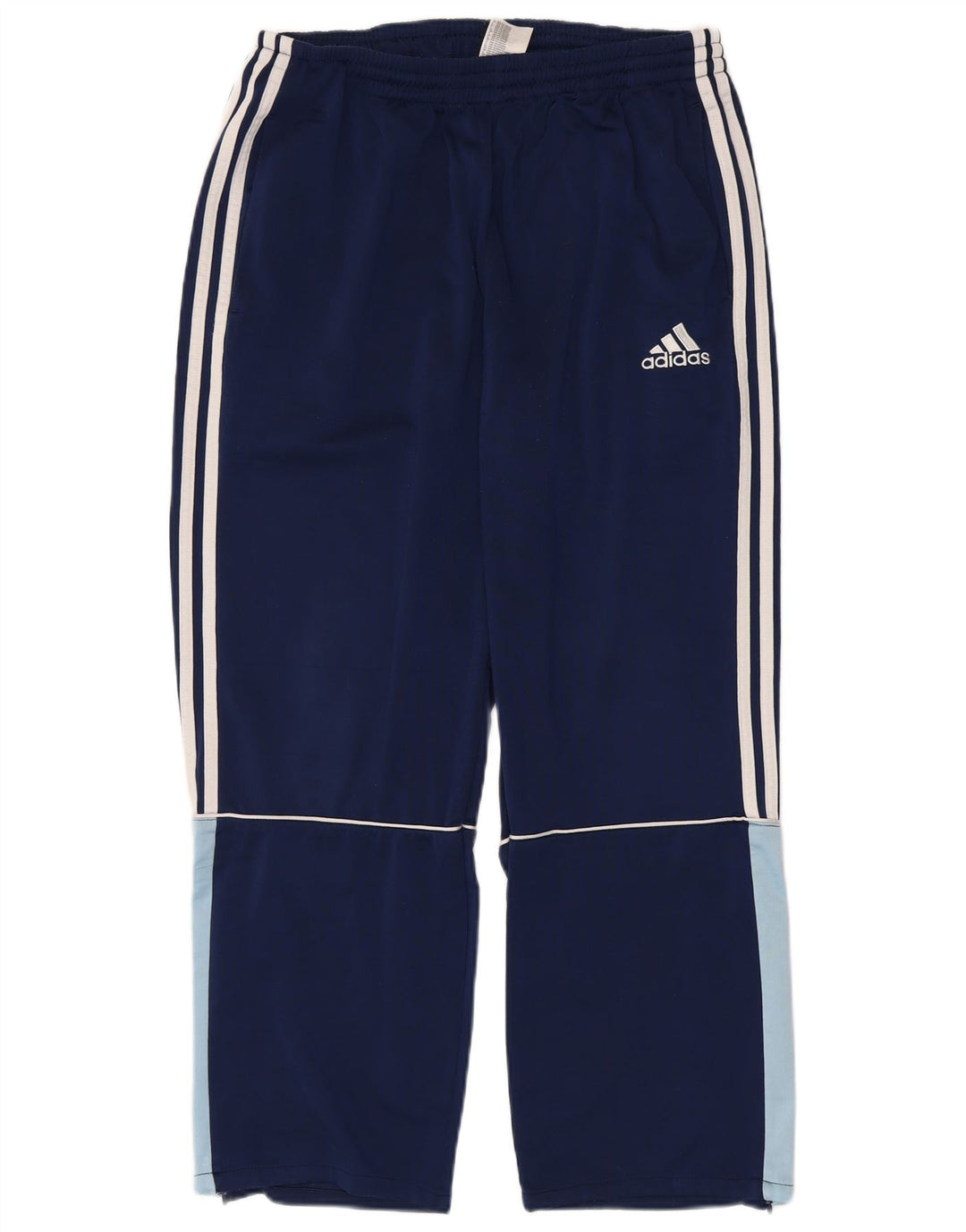ADIDAS Herren-Trainingsanzug, UK, Größe 40/42, Mittelmarineblau, Farbblock-Polyester