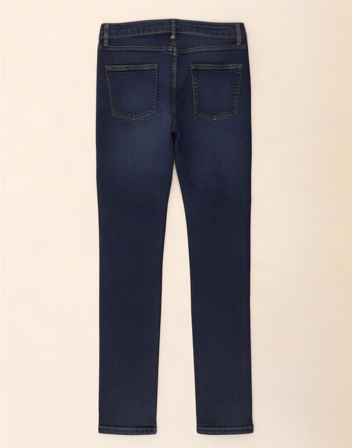Topman Herren Slim Jeans W32 L32 Marineblau Baumwolle