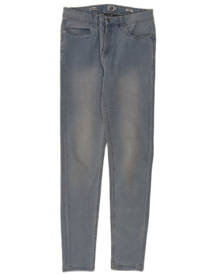 Dack's Damen Slim Jeans IT 42 Medium W28 L30 Blue Tencel