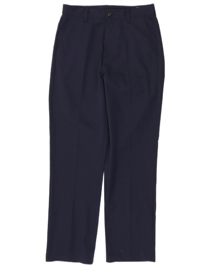 ADIDAS Herren Climalite Straight Chino Hose W30 L32 Marineblau Polyester