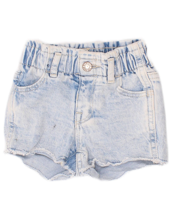 Gap Baby-Jeansshorts für Mädchen, 6–9 Monate, W16, blaue Baumwolle