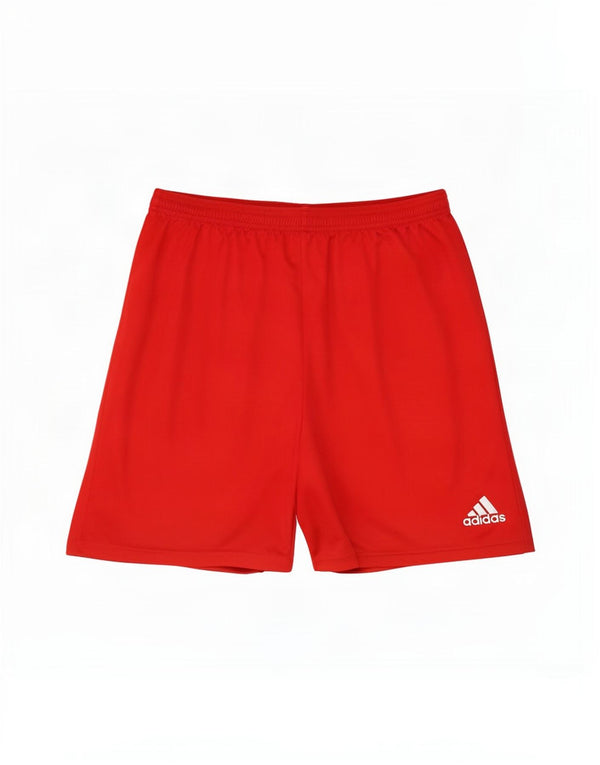 Adidas Mens Climalite Sport Shorts Large Red Polyester