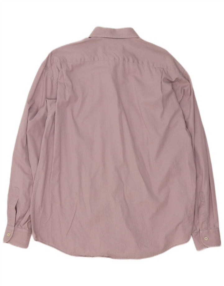 Missoni Herrenhemd Größe 42 Large Lila Baumwolle