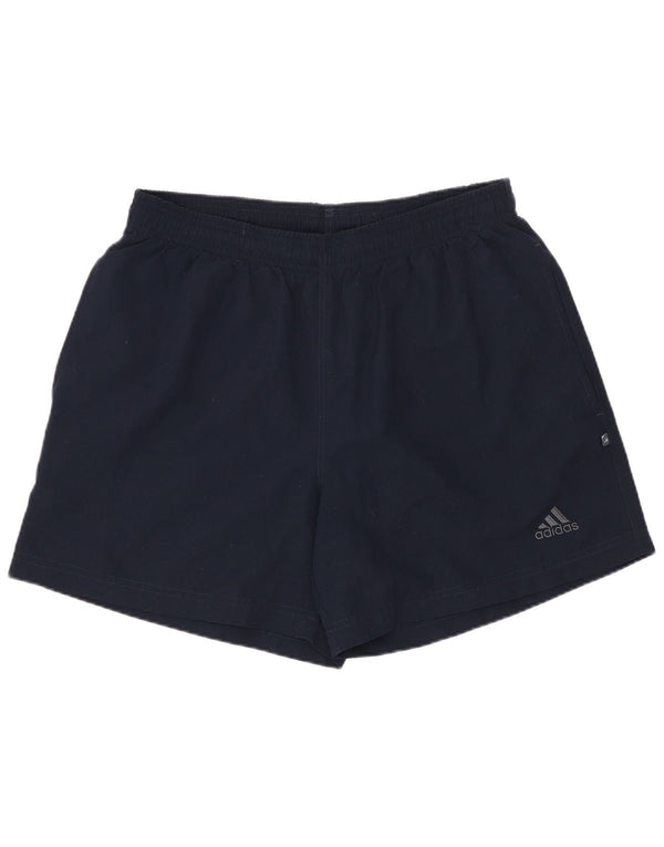 ADIDAS Mens Sport Shorts Medium  Navy Blue Polyester