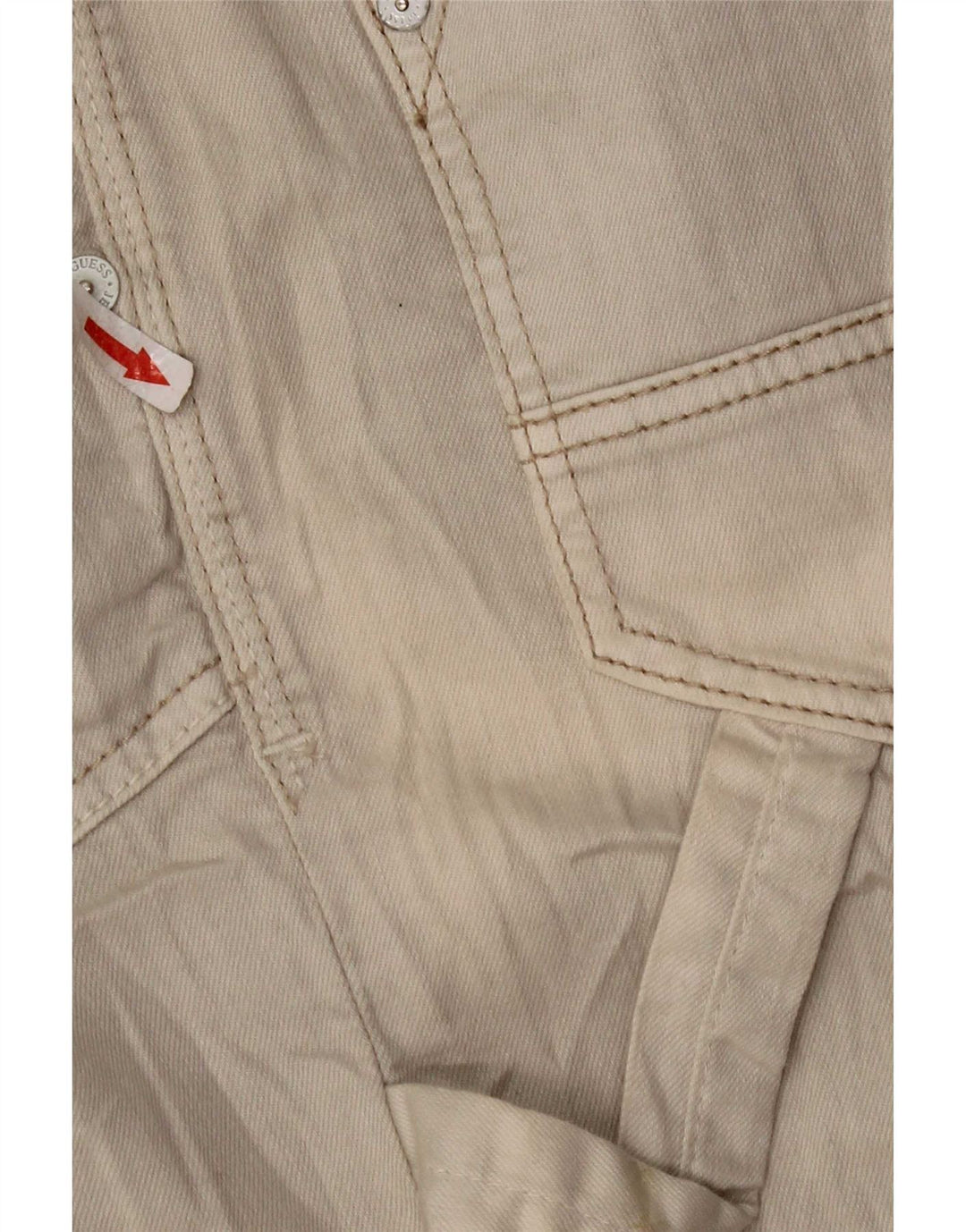 Guess Denim-Cargo-Rock für Damen, W28, mittelbeige Baumwolle