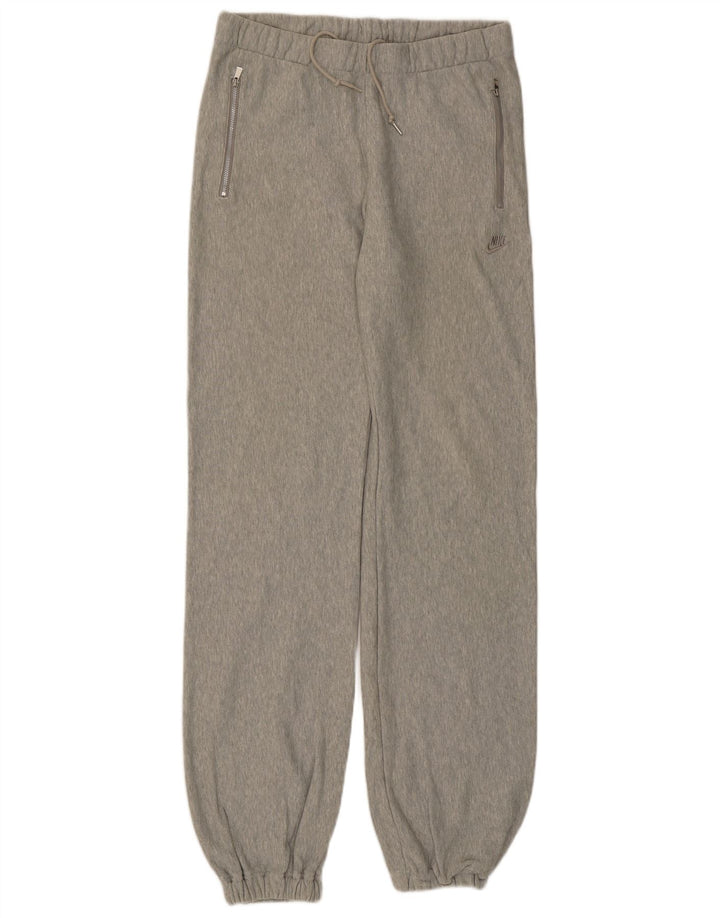Nike Damen Trainingshose Jogger UK 14 Mittelgrau fleckig