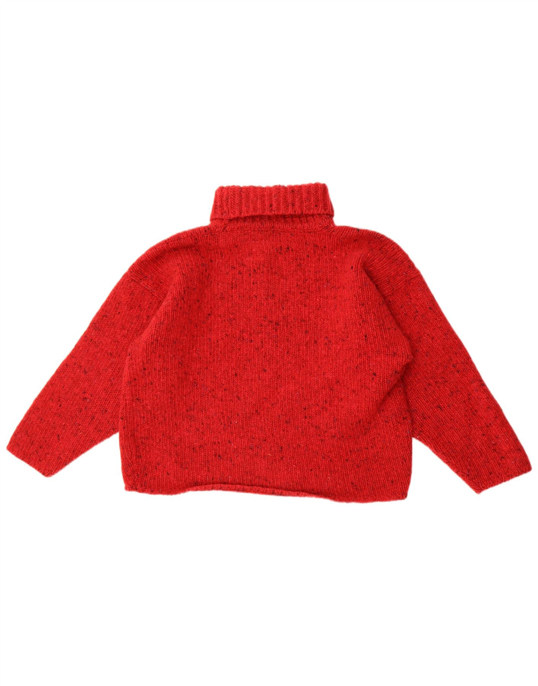 Rossan Rollkragenpullover für Damen, UK 14, Größe L, rot meliert