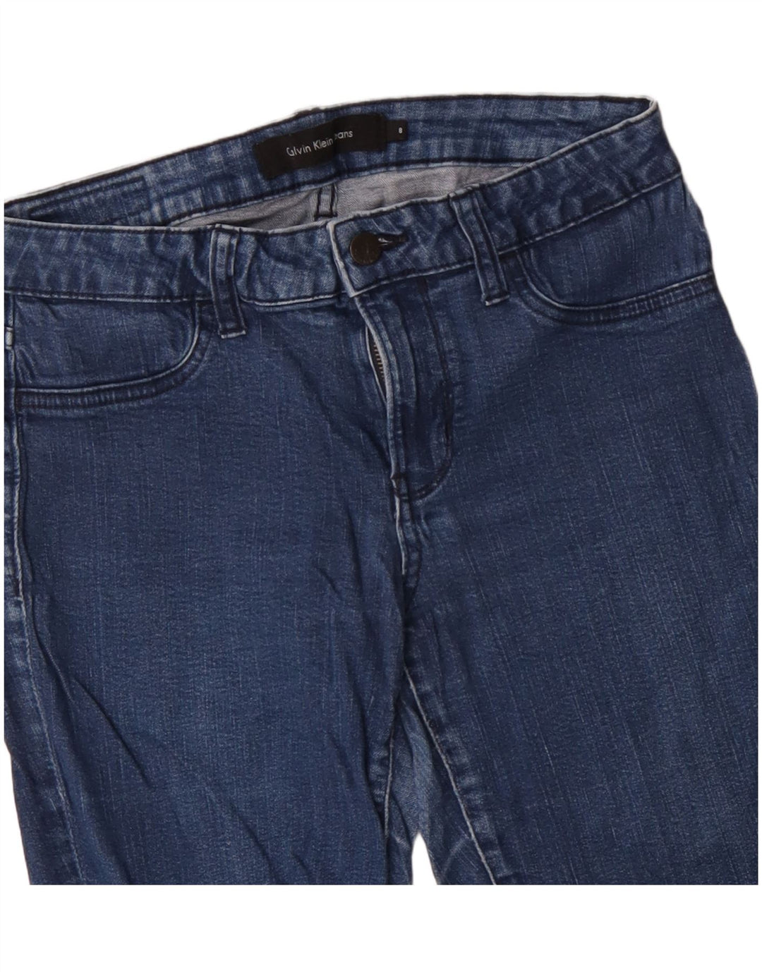 CALVIN KLEIN Damen Skinny Jeans US 8 Medium W29 L30 Blau