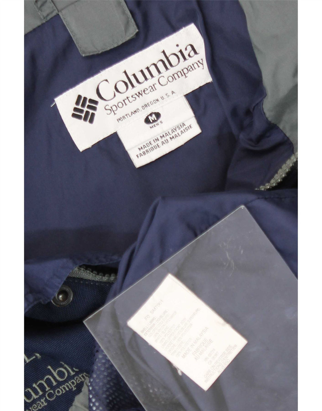 Columbia Herren Bugaboo Loose Fit Regenjacke UK 38 Mittelgrau Farbblock