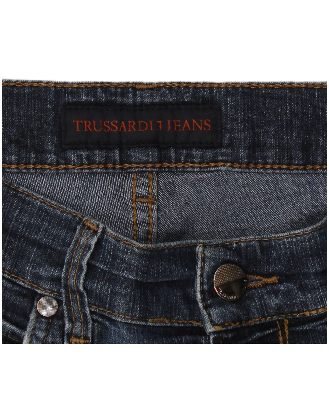 TRUSSARDI Herren Straight Jeans W30 L26 Blau