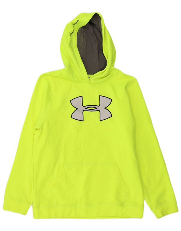 UNDER ARMOUR Jungen-Pullover mit grafischem Kapuzenpullover, 13–14 Jahre, XL, Grün