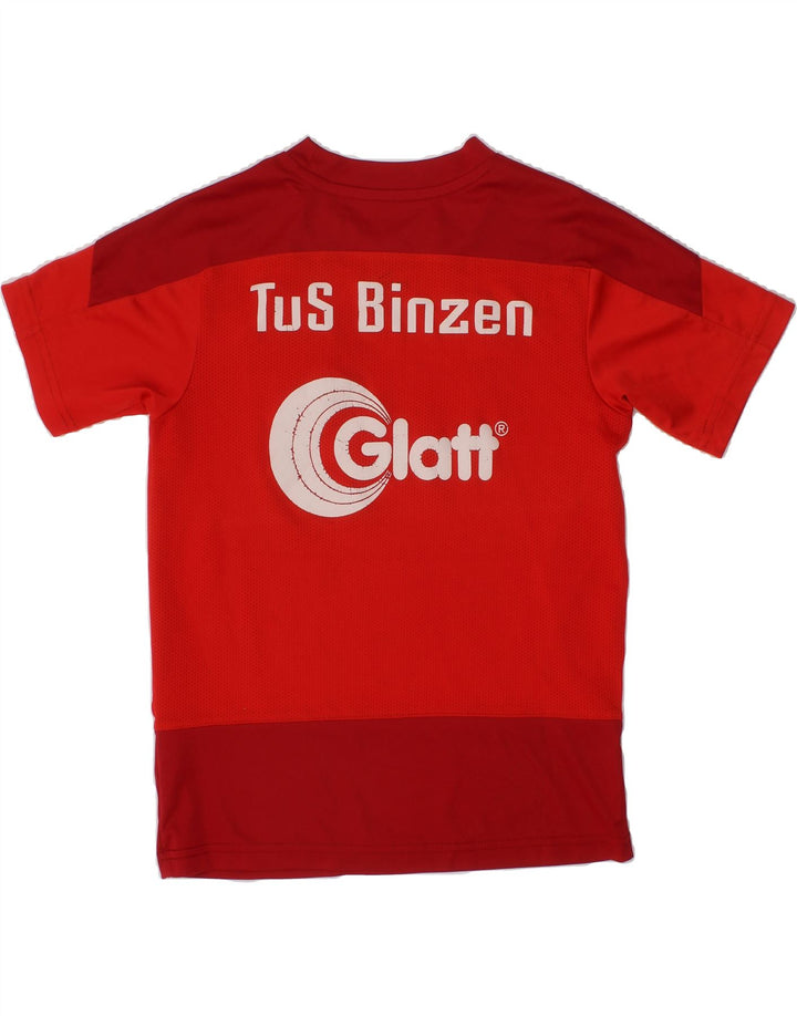 PUMA Boys Graphic T-Shirt Top 7-8 Years Red Colourblock Polyester Vintage Puma and Second-Hand Puma from Messina Hembry 