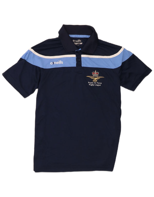 O'Neills Mens Polo Shirt Small Navy Blue Colourblock Polyester