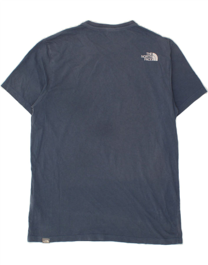THE NORTH FACE Herren-T-Shirt-Oberteil aus Baumwolle in mittlerem Marineblau