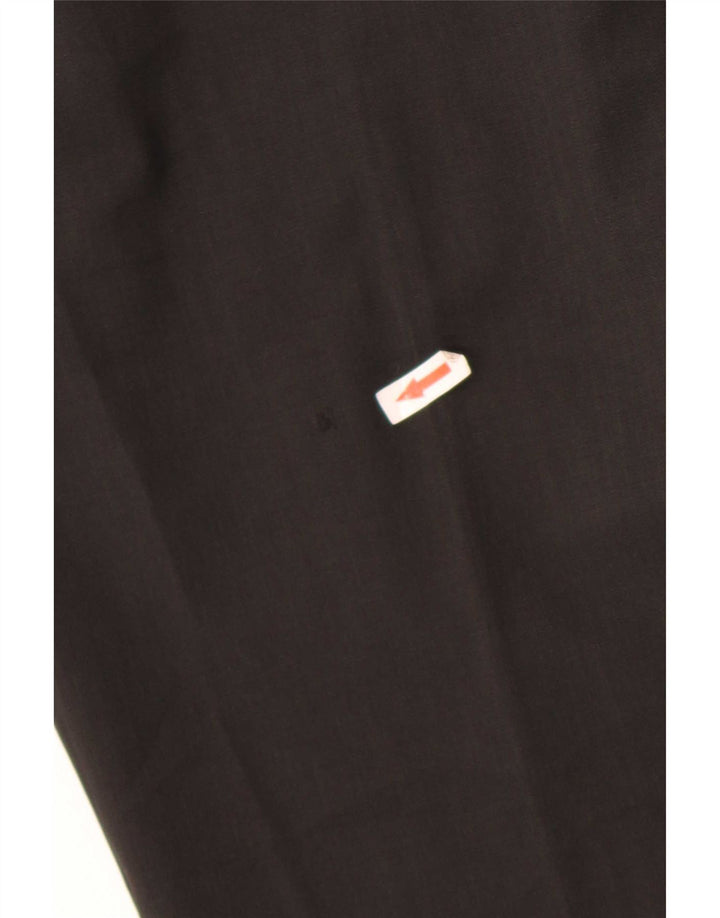 Gerade Anzughose für Herren von Zara, EU 44, Größe L, W34, L27, Schwarz, Polyester