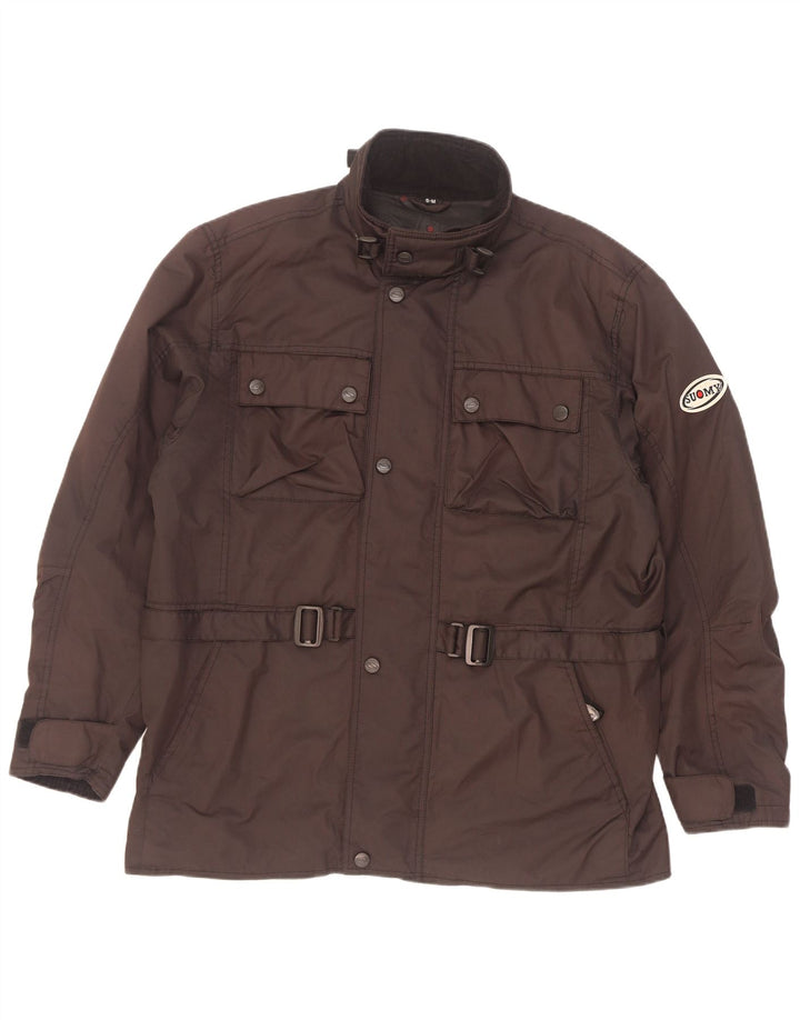 Suomy Herren Racer Jacke UK 36 Small Braun Polyester